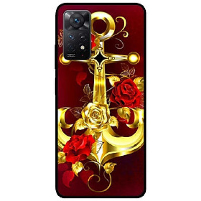Ốp lưng dành cho Xiaomi Redmi Note 11 Pro 5G - Neo Vàng Nền Đỏ