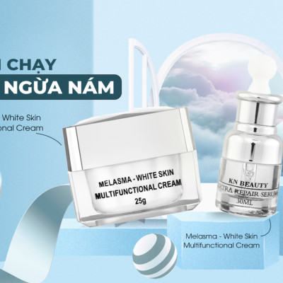 Kem Dưỡng Trắng Ngừa Nám MELANIN WHITE SKIN KN Beauty 10G