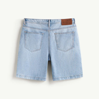 Quần short jean nam màu Xanh nhạt Form Straight - RT 10S25DPS001 | ROUTINE CÀ MAU