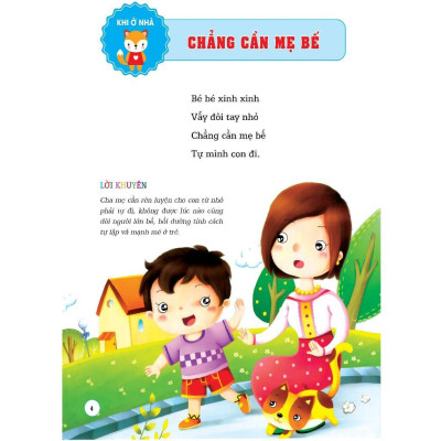 Sách - Học Kỹ Năng Sống Bằng Thơ - Khi Ở Nhà - Việt Thư