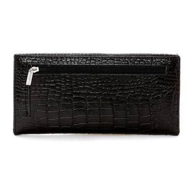 Bóp da nữ vân cá sấu nhỏ 3 gấp lửng nhiều màu Huy Hoàng HP3148-49-50