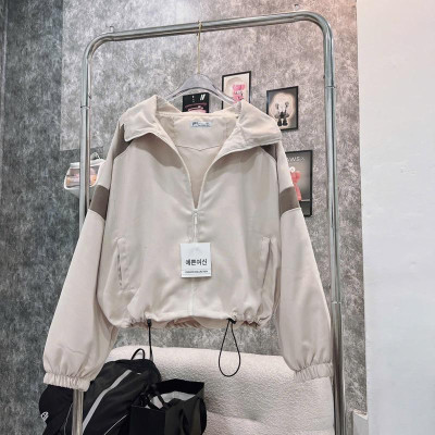 [LZ] Áo khoác da lộn phối dây rút cực chuẩn bao chất-A2200