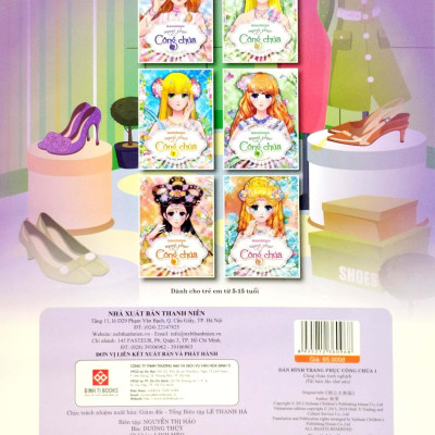 Dán Hình Trang Phục Công Chúa 1 - Công Chúa Tinh Nghịch