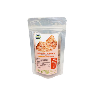 Muối hồng Himalaya Dạng Hạt, Túi 100g
