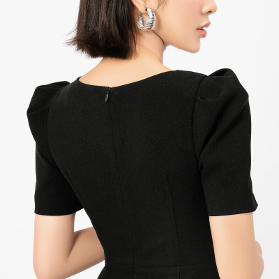 Đầm xòe chiết eo Rondo thiết kế cao cấp WHITE CHIC