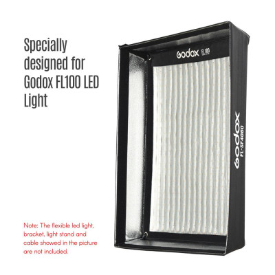 Bộ Softbox Godox FL-SF4060 với Túi đựng bằng vải mềm dạng lưới tổ ong cho Godox FL100 Linh hoạt LED Light Roll-Flex Photo