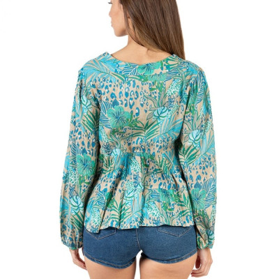 Áo Boho Phối Ren Cotton Isla Bonita