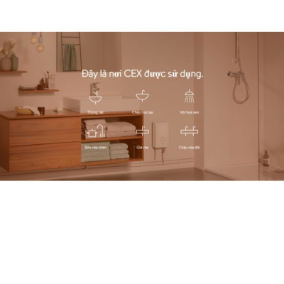 Máy làm nước nóng trực tiếp E-compact CEX 9 U - Hàng chính hãng