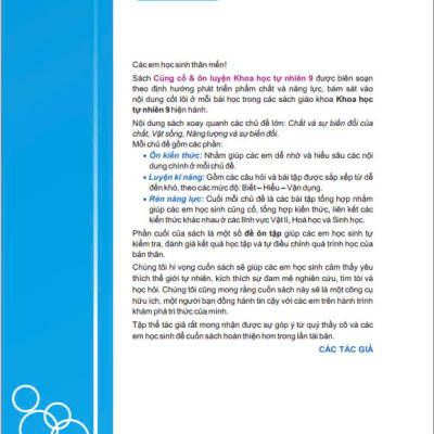 Sách - Củng Cố Và Ôn Luyện Khoa Học Tự Nhiên 9 - Dùng chung cho các bộ SGK hiện hàn - ndbooks