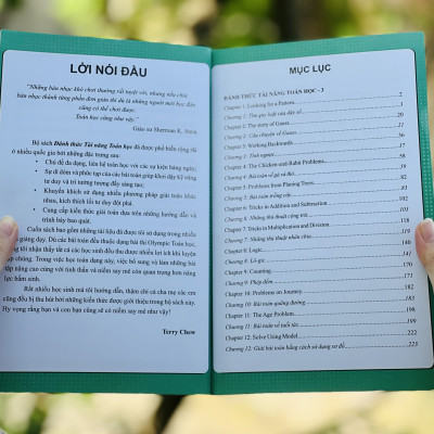 Combo sách Đánh thức tài năng toán học 3 và 50 thủ thuật toán ( 2 cuốn ), sách kiến thức toán học lớp 3 lớp 4 - Hiệu sách Genbooks