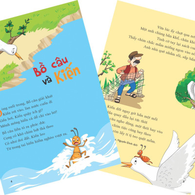 Truyện tranh ngụ ngôn La Fontaine ( tranh màu )