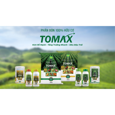 Phân bón hữu cơ TOMAX  LAHC-02, MIO 1 Cứng Cây, Kích Rễ, Hạ Phèn Cực Hiệu Quả - Chai 1L