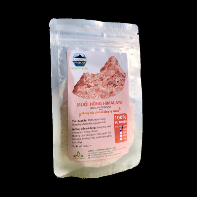 Muối hồng Himalaya Dạng Mịn ,Túi 100g