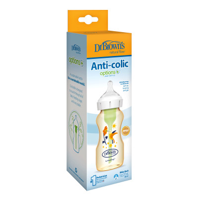 [ WB91620 ] Bình sữa tùy chọn cổ rộng nhựa PPSU, 270ml - Dr.Brown