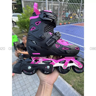 [TẶNG BẢO HỘ] GIÀY PATIN TRẺ EM FLYING EAGLE S9, 3 MÀU ĐỎ/ HỒNG/ XANH