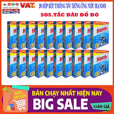 Bộ 20 gói bột thông cống Hando TI486