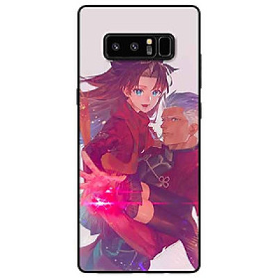 Ốp lưng in cho Samsung Note 8 Mẫu Cặp Đôi Hạnh Phúc