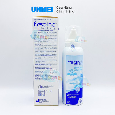 Fysoline - Xịt nước muối biển sâu Pháp 100ml - Vệ sinh, giữ ẩm, cân bằng sinh lý niêm mạc mũi