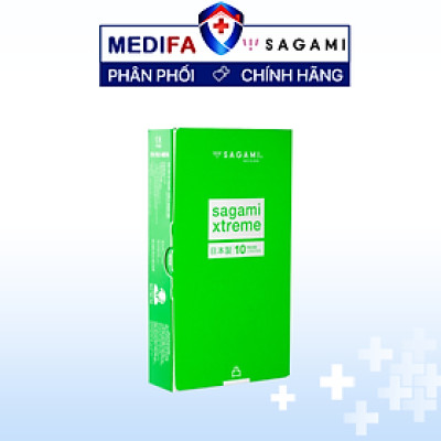 Combo 2 Hộp Sagami Xtreme Type E Green Hộp 10