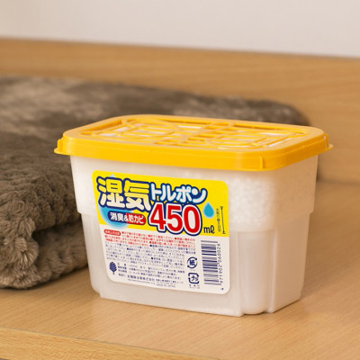 Set 03 Hộp hút ẩm, khử mùi, chống mốc Kokubo 450ml - Hàng nội địa Nhật Bản.