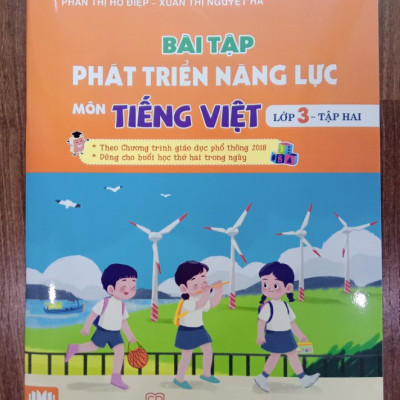 Sách - Bài tập phát triển năng lực môn Tiếng Việt lớp 3 ( tập 2 ) - chương trình giáo dục phổ thông mới - Cánh diều