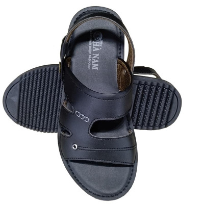 Giày Sandal Nam HA NAM Da Bò Thật Cao Cấp Đế Cao Su Chống Trơn Trượt DNA2243