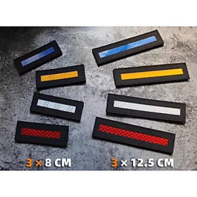Patch_velcro phản quang đi đêm dán ba lô_túi xách