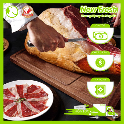 Thịt Heo Đùi Sau Serrano Tây Ban Nha Cắt Lát - Túi 50Gr