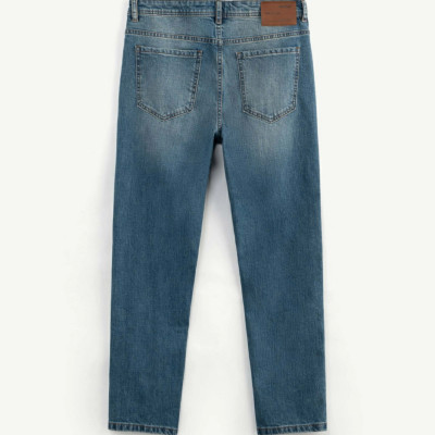 Quần jeans ROUTINE nam màu Xanh Slim cropped - 10S24DPA010 | LASTORE MENSWEAR