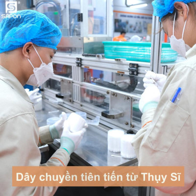 [Lố 12 túi] Tăm bông vệ sinh người lớn YUMY thân nhựa [TB01-024] túi 100 que