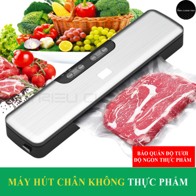 Máy Hút Chân Không Thực Phẩm Vacumm Sealer Đa Năng Hàn Miệng Túi Cao Cấp – Chế Độ Hút Khô, Ướt & Thủ Công Cho Rau Củ Quả, Hạt, Thịt Tùy Chọn. TCT-AP15.  Hàng Chính Hãng