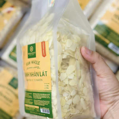 Hạnh Nhân Lát Mỹ - Hạt hạnh nhân cắt lát làm bánh, làm sữa hạt