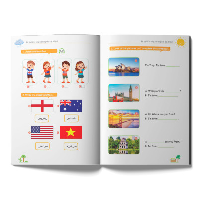 Sách - Combo Bài tập bổ trợ nâng cao Tiếng Anh lớp 4 - Phân loại lẻ/combo