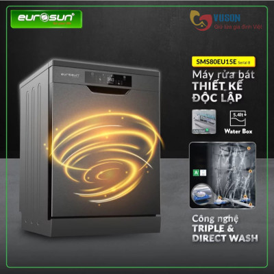 Máy rửa bát Eurosun SMS80EU15E - Hàng chính hãng