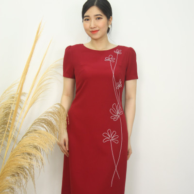 Đầm công sở TIFALU dáng suông trẻ trung 