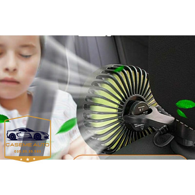 Quạt Ô Tô Điện Cho Ghế Sau Quạt Ghế Sau Ô Tô Tiện Dụng Với 3 Tốc Độ Gió - Hàng Chính Hãng
