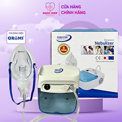 Máy xông khí dung OROMI TL-100-BG - Máy xông mũi họng cho trẻ em, người lớn - Hàng chính hãng