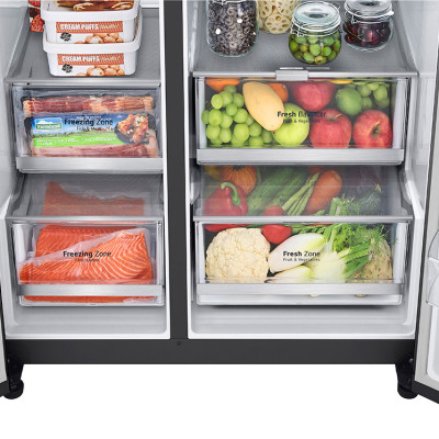 Tủ lạnh LG Inverter 635 lít GR-X257BL - Hàng Chính Hãng (Chỉ giao HCM)