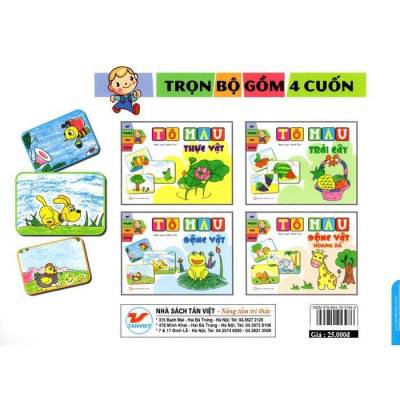 Sách - Tô Màu Trái Cây - Tân Việt Books