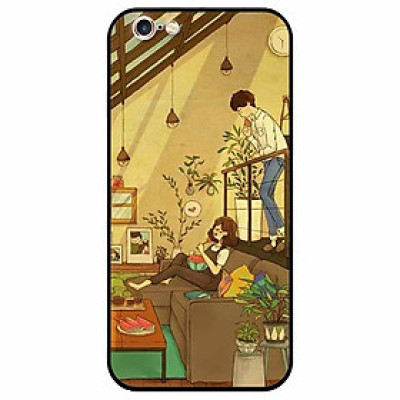 Ốp lưng dành cho Iphone 6 / 6s mẫu Cặp Đôi Ăn Dưa