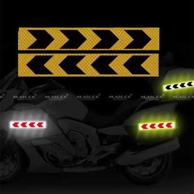 Băng Dính Phản Quang Cảnh Báo An Toàn Hình Mũi Tên 25m x 5cm, Dùng Dán Xe Ô tô, Thùng Xe Tải, Định Hướng An Toàn, chất liệu PVC Chống Thấm Nước - Mai Lee