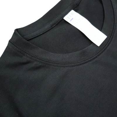 Áo thun nam nữ 80% Cotton Black06