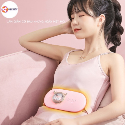 Đai Massage Bụng Kinh Chườm Nóng 5 Cấp Độ Giảm Đau Khi Đến Kỳ Kinh Nguyệt Cho Phụ Nữ