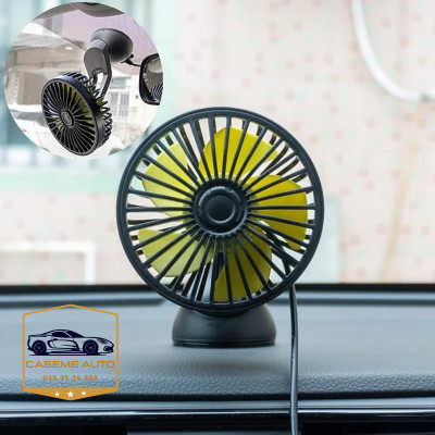 Quạt máy đơn mini gắn taplo và kính xe ô tô F403. Công suất 5W - Hàng Nhập Khẩu