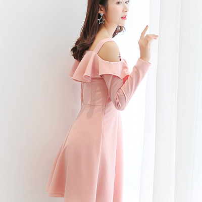 Đầm váy nữ Haint Boutique thiết kế dáng xòe 2 dây bèo nữ tính Da87