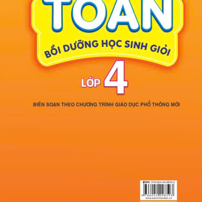 Sách - Toán Bồi Dưỡng Học Sinh Giỏi Lớp 4 - Biên soạn theo chương trình GDPT mới - ndbooks