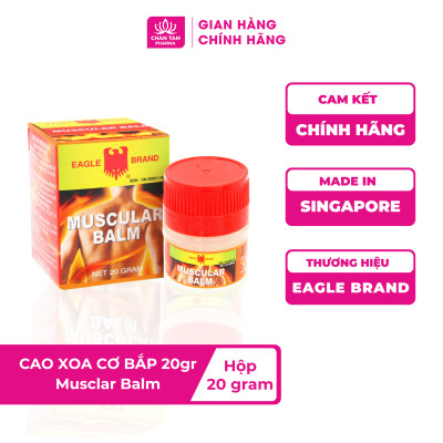 [Chính Hãng Singapore] Cao Xoa Bóp Con Ó Muscular Balm 20g - Giảm Đau Cơ Hiệu Quả