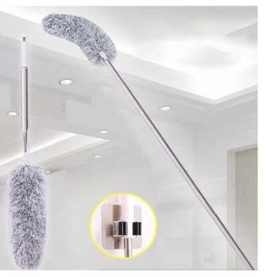 Chổi Quét Trần Nhà Bằng Sợi Cán Dài Xếp Gọn 2m8 - Chổi Quét Bụi Đa Năng Rút Xoay 360 Độ