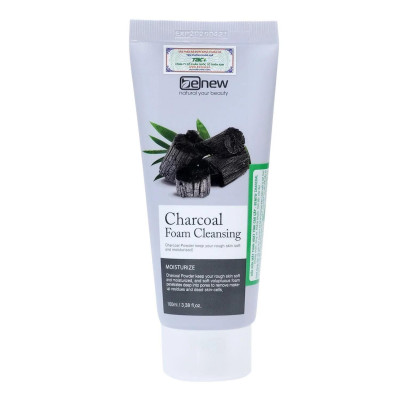 Sữa rửa mặt chiết xuất từ than hoạt tính sạch nhờn ngừa mụn Benew Charcoal Foam Cleansing (100ml) - Hàng Chính Hãng 