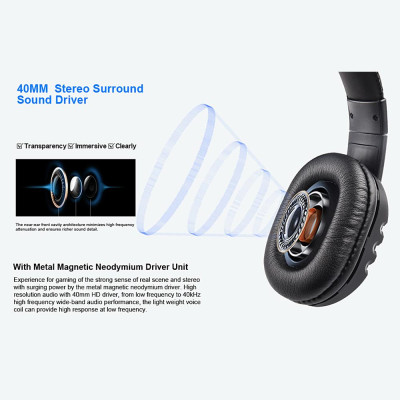 Tai nghe chơi game 3,5 mm VLENG P3 có micrô có thể điều chỉnh cho máy tính xách tay PC